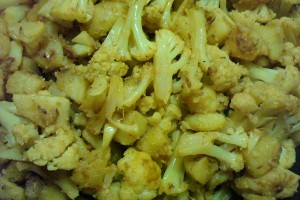 Alloo Gobi, Potatoes and cauliflower