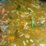 Eggplant sambar